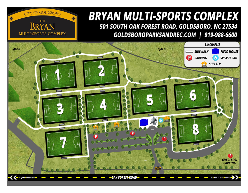 Bryan Multi-Sports Complex – Goldsboro Parks and Recreation